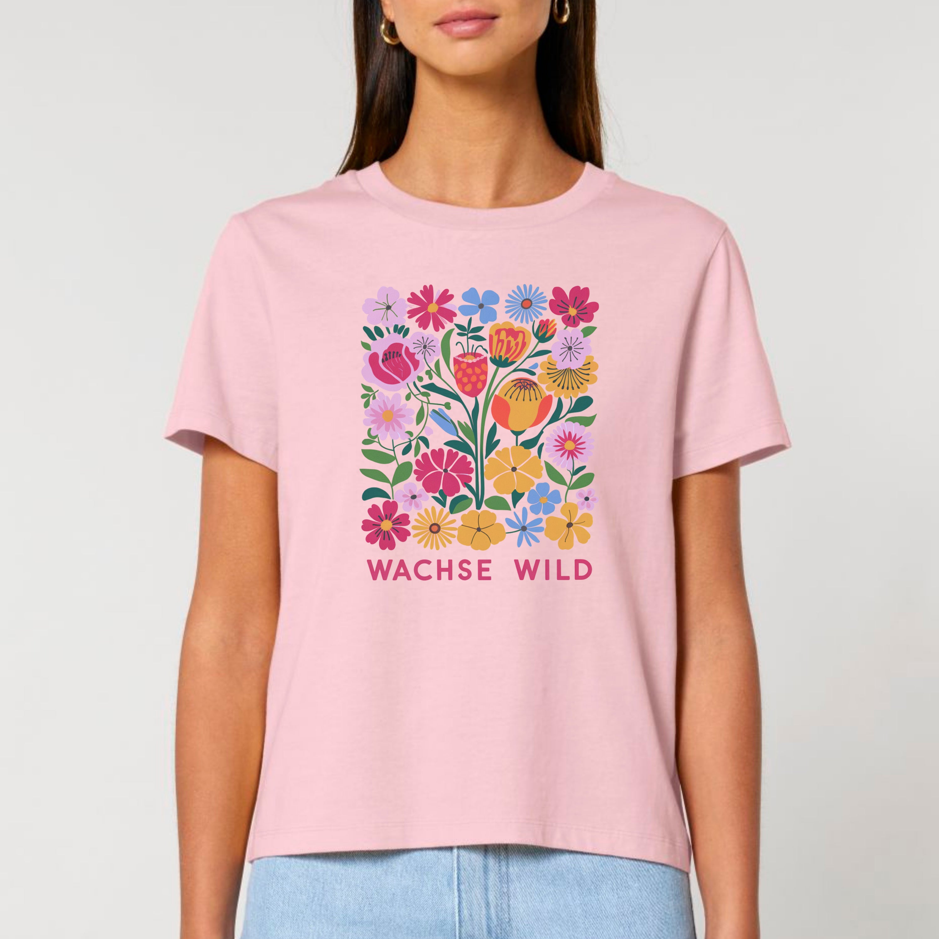 Wachse wild  - Bio Frauen T-Shirt