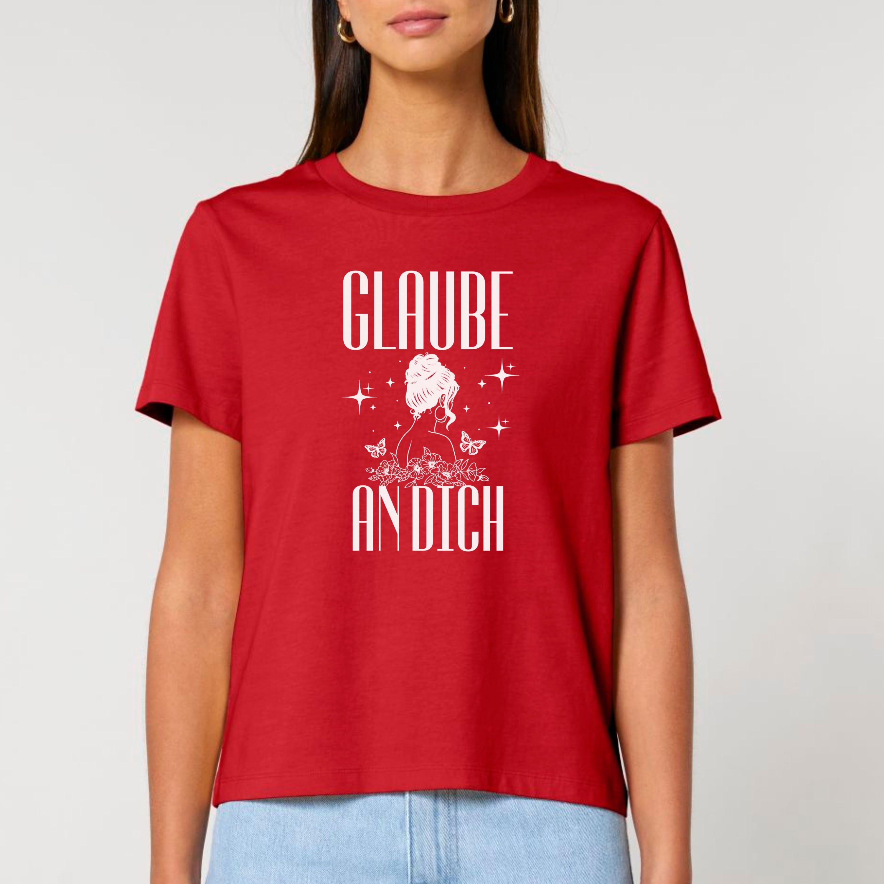 Glaube an dich - Bio Frauen T-Shirt