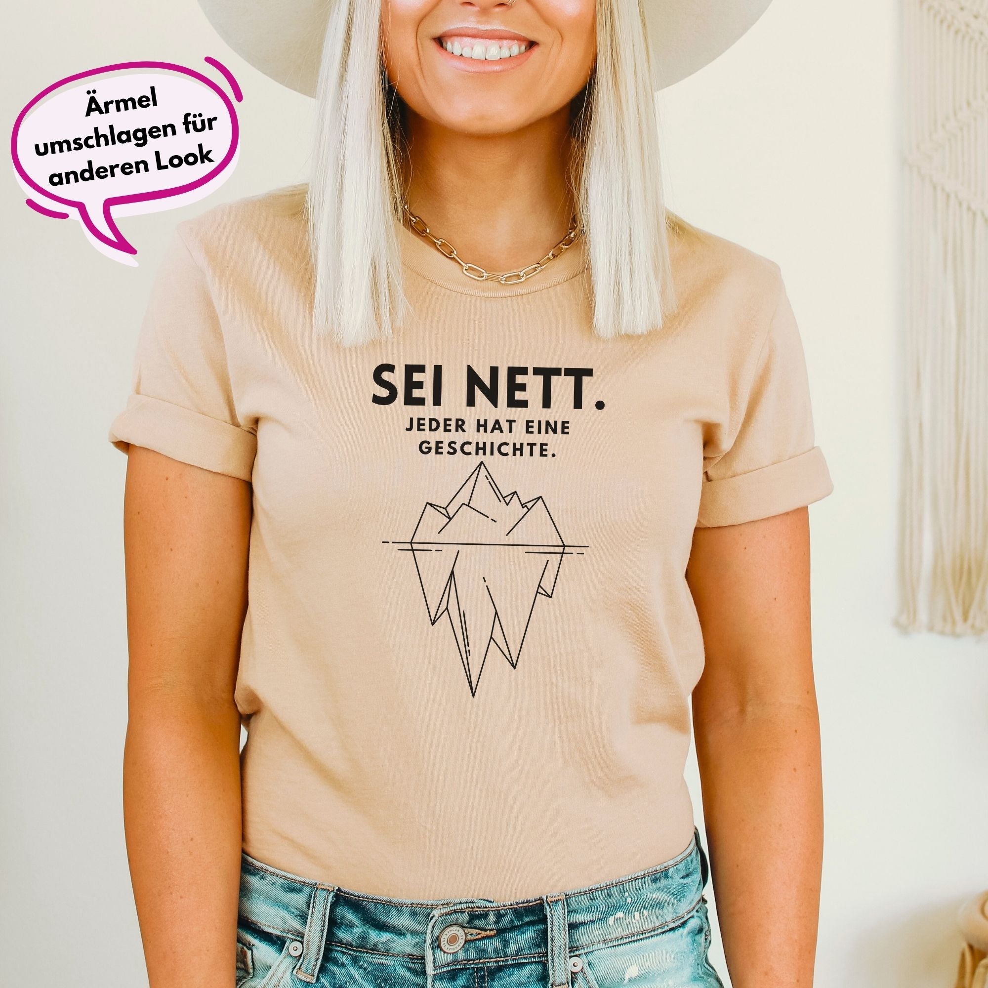 Sei nett - Bio Unisex T-Shirt