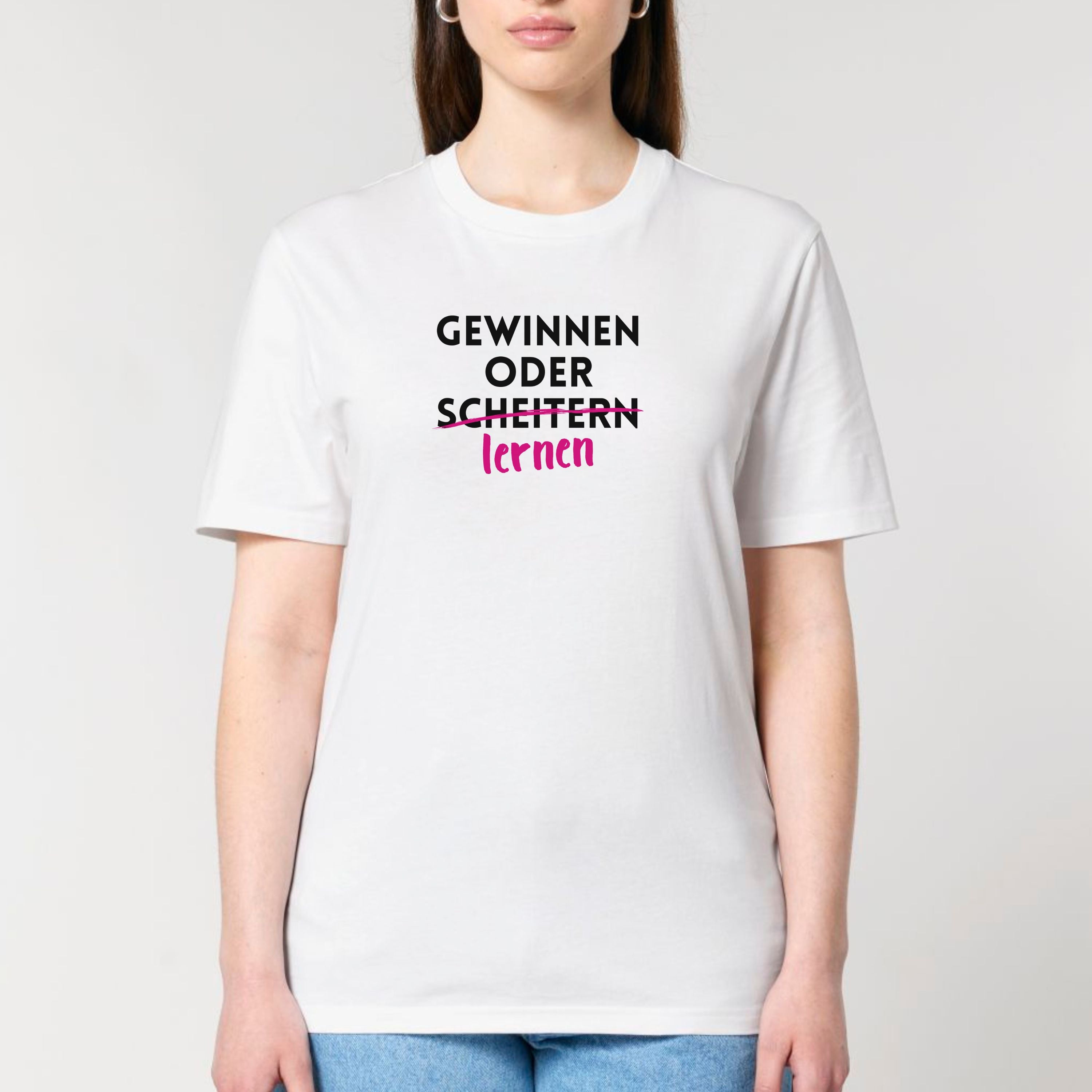 Gewinnen oder lernen - Bio Unisex T-Shirt