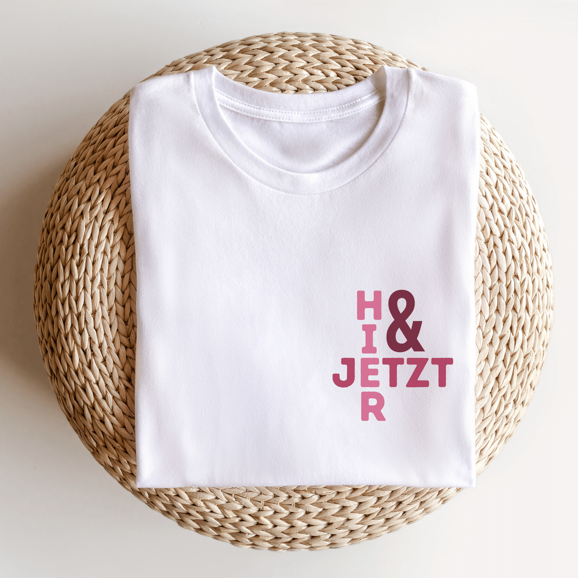 Hier & jetzt - Bio Unisex T-Shirt