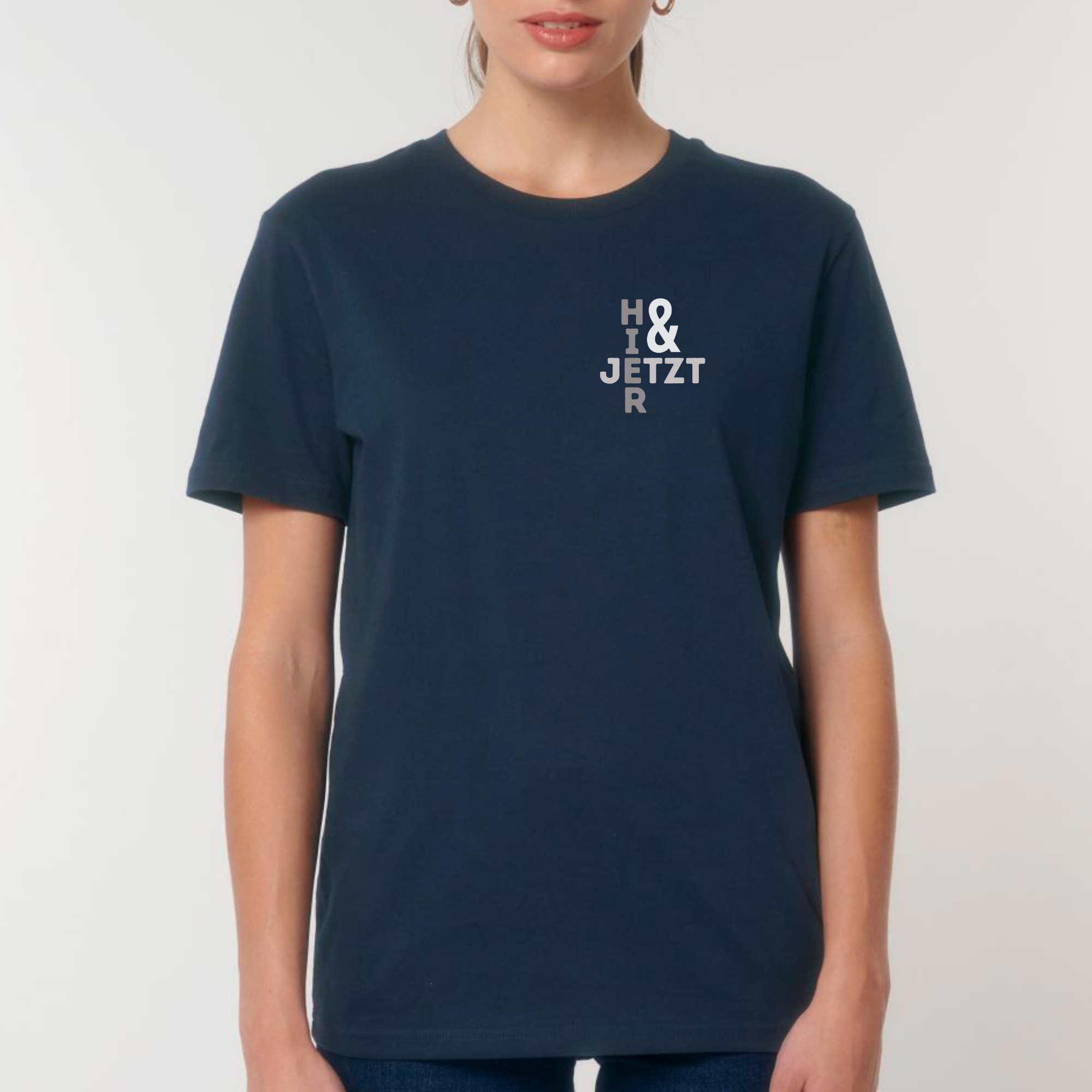 Hier & jetzt - Bio Unisex T-Shirt