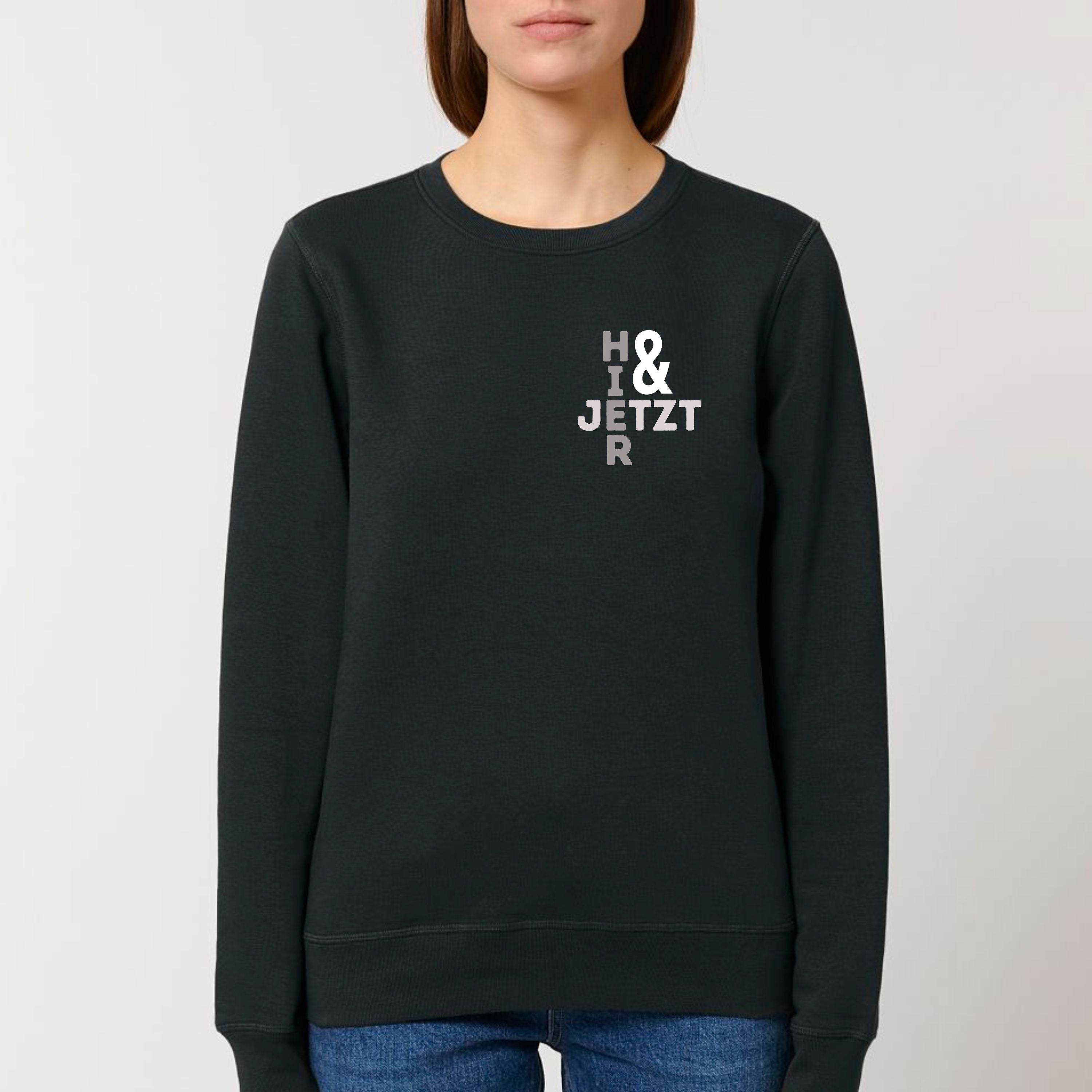 Hier & jetzt - Bio Unisex Sweatshirt