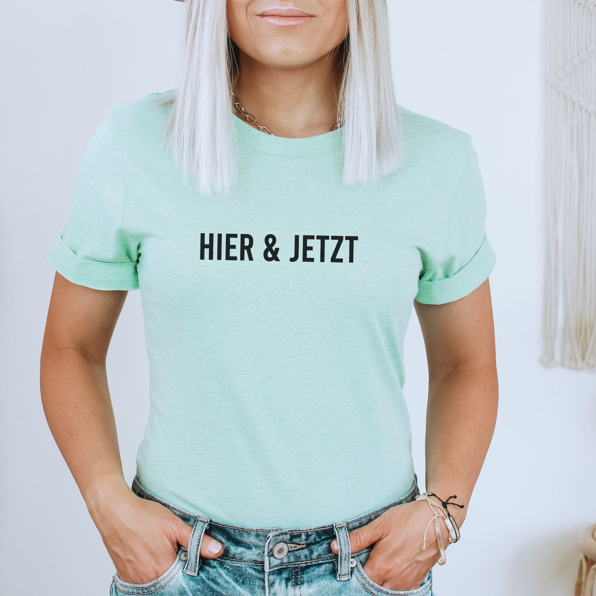 Hier & jetzt - Bio Unisex T-Shirt