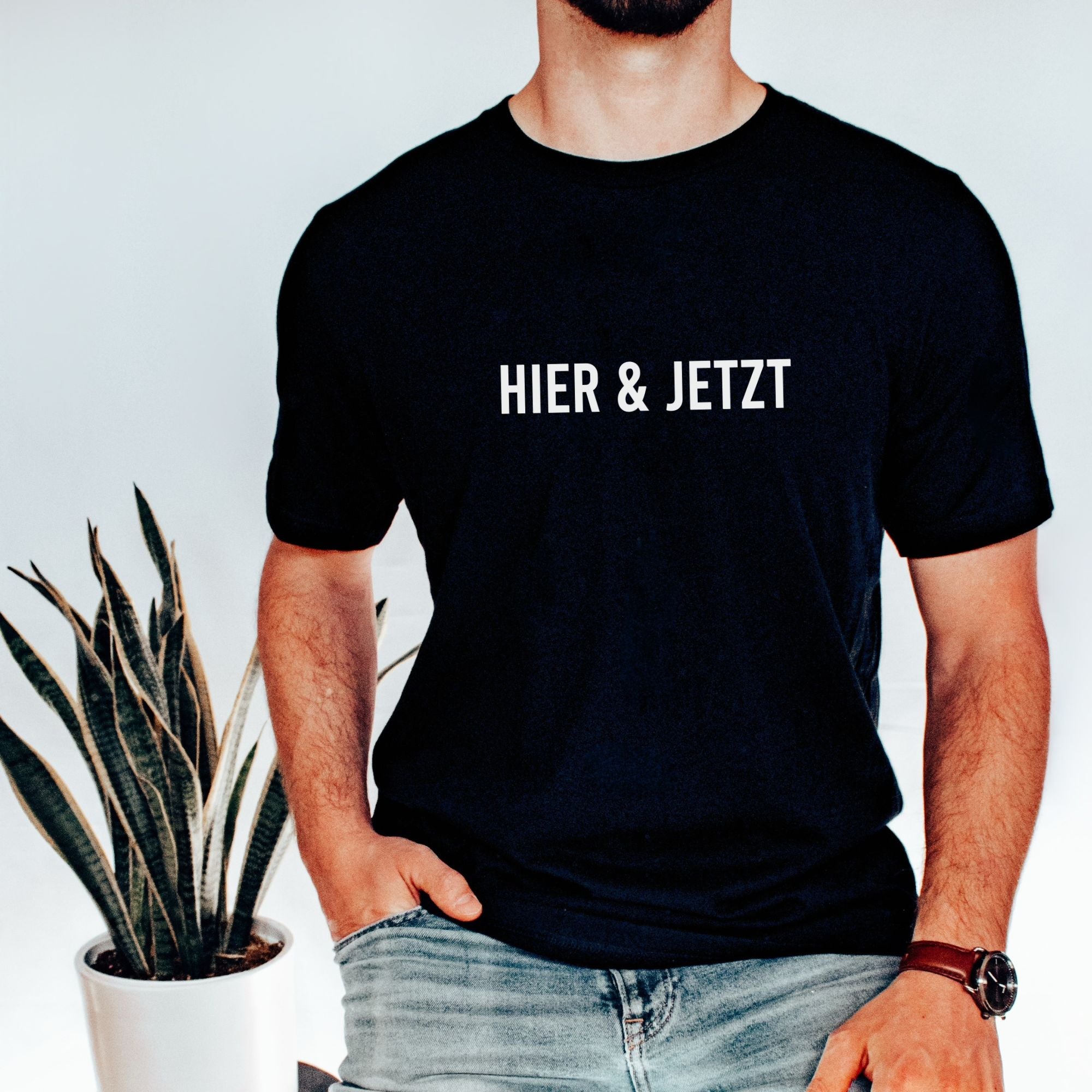 Hier & jetzt - Bio Unisex T-Shirt