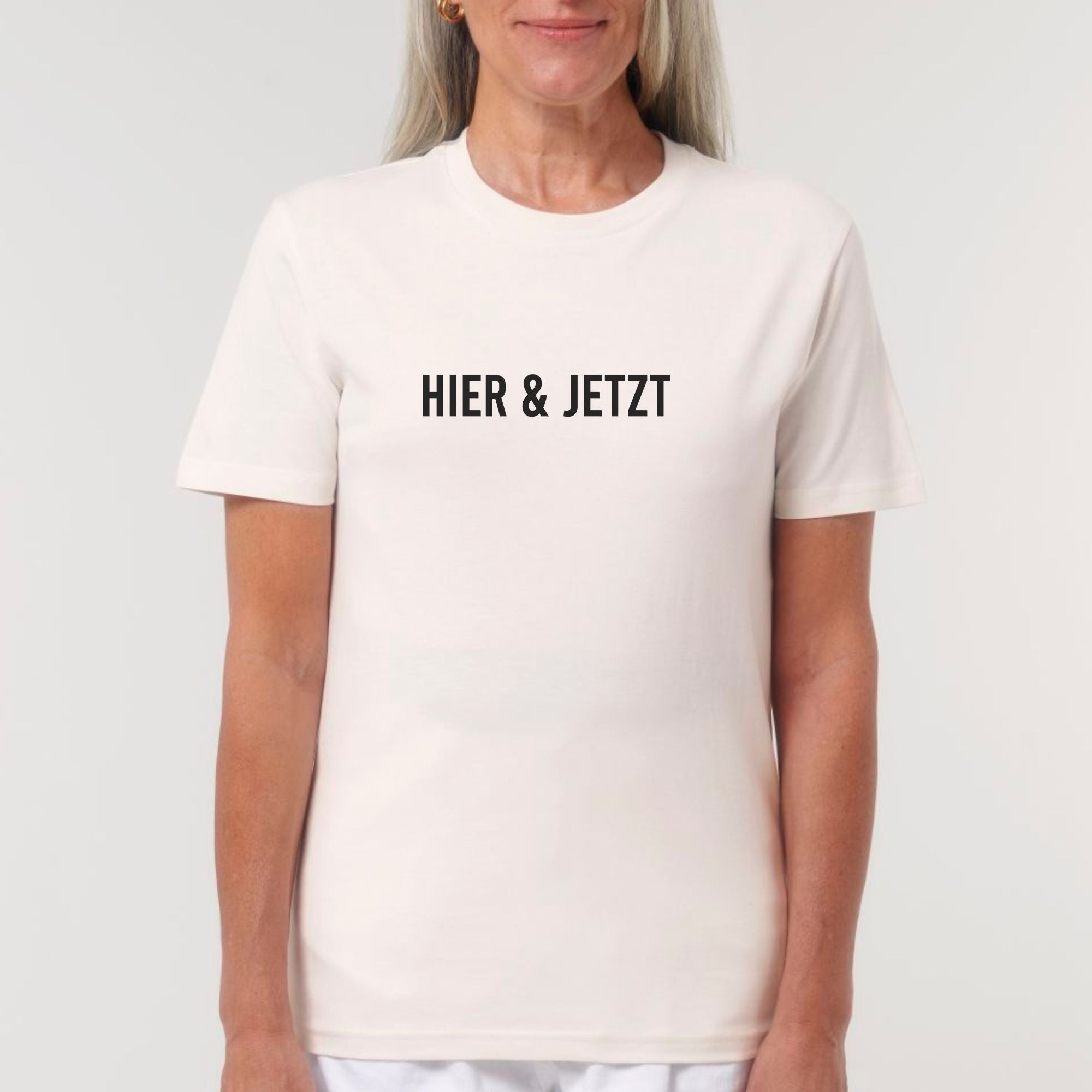 Hier & jetzt - Bio Unisex T-Shirt