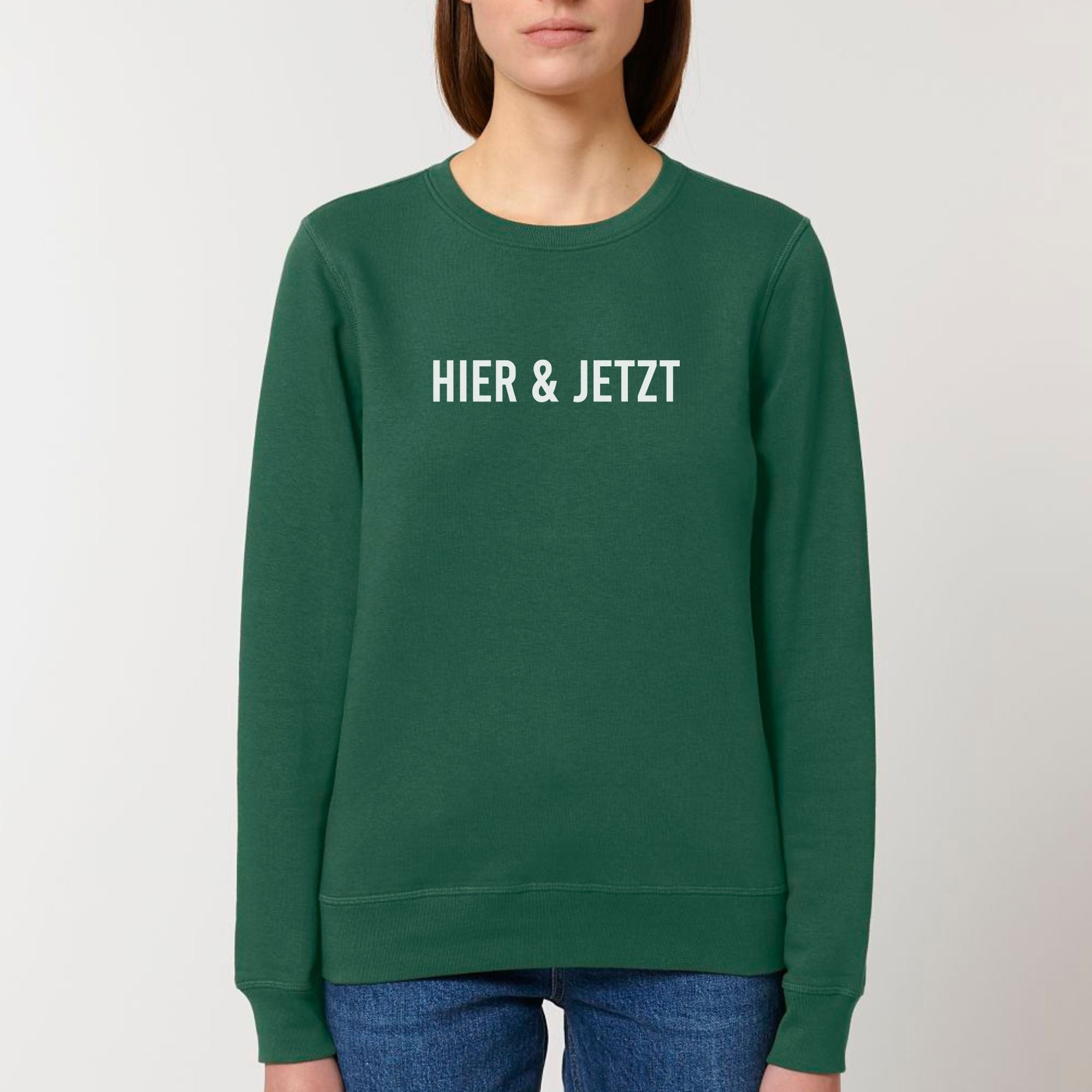 Hier & jetzt - Bio Unisex Sweatshirt