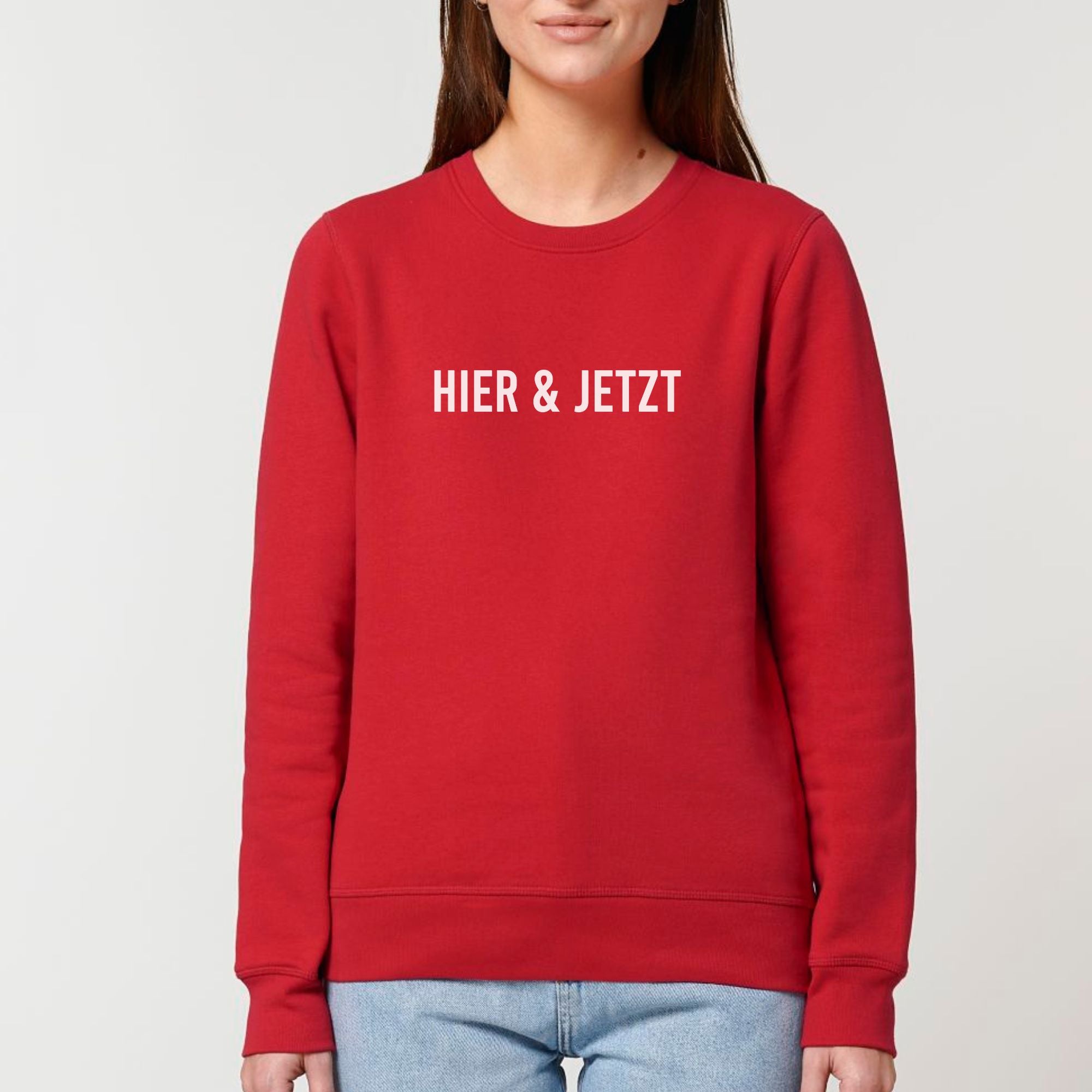 Hier & jetzt - Bio Unisex Sweatshirt