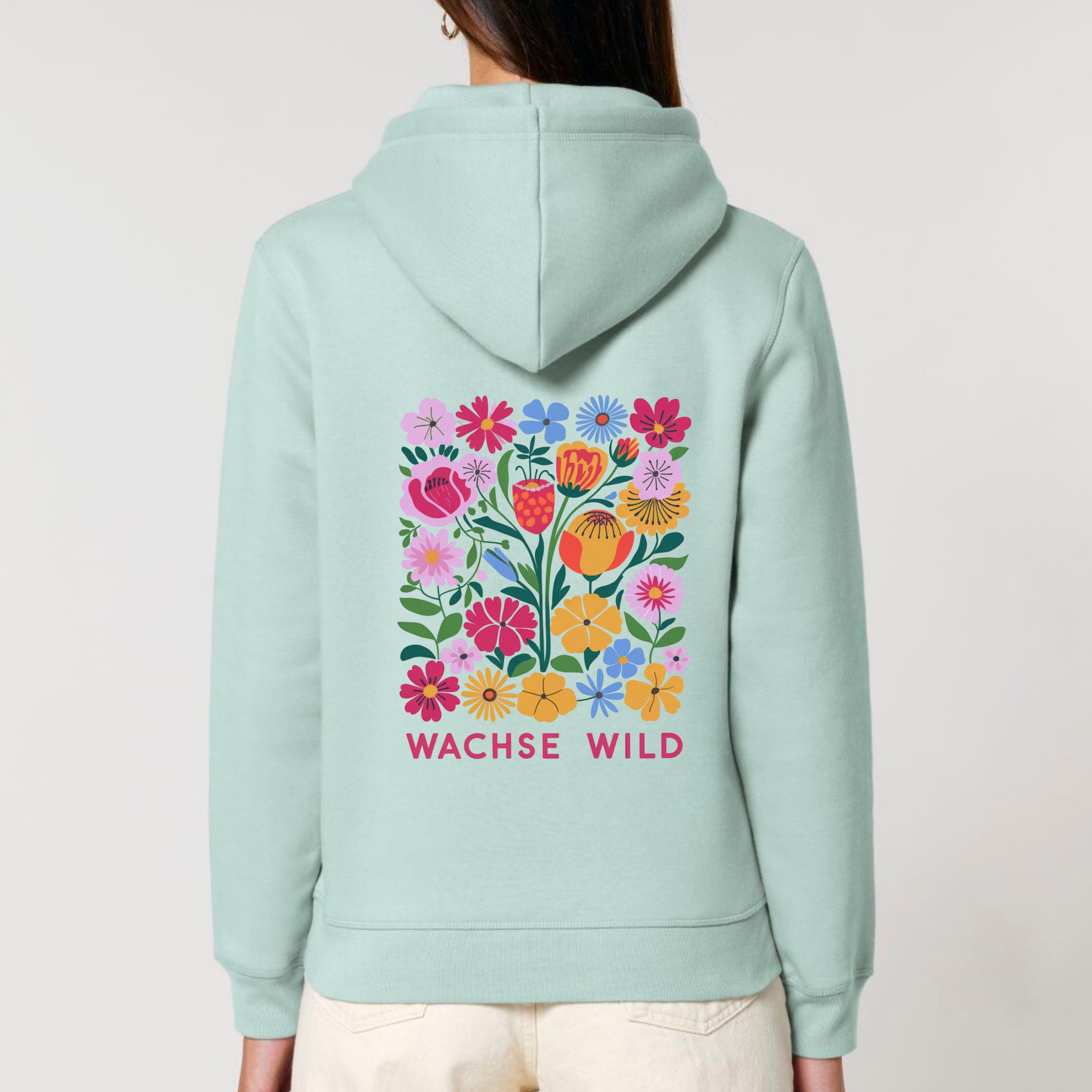 Wachse wild - Bio Unisex Hoodie