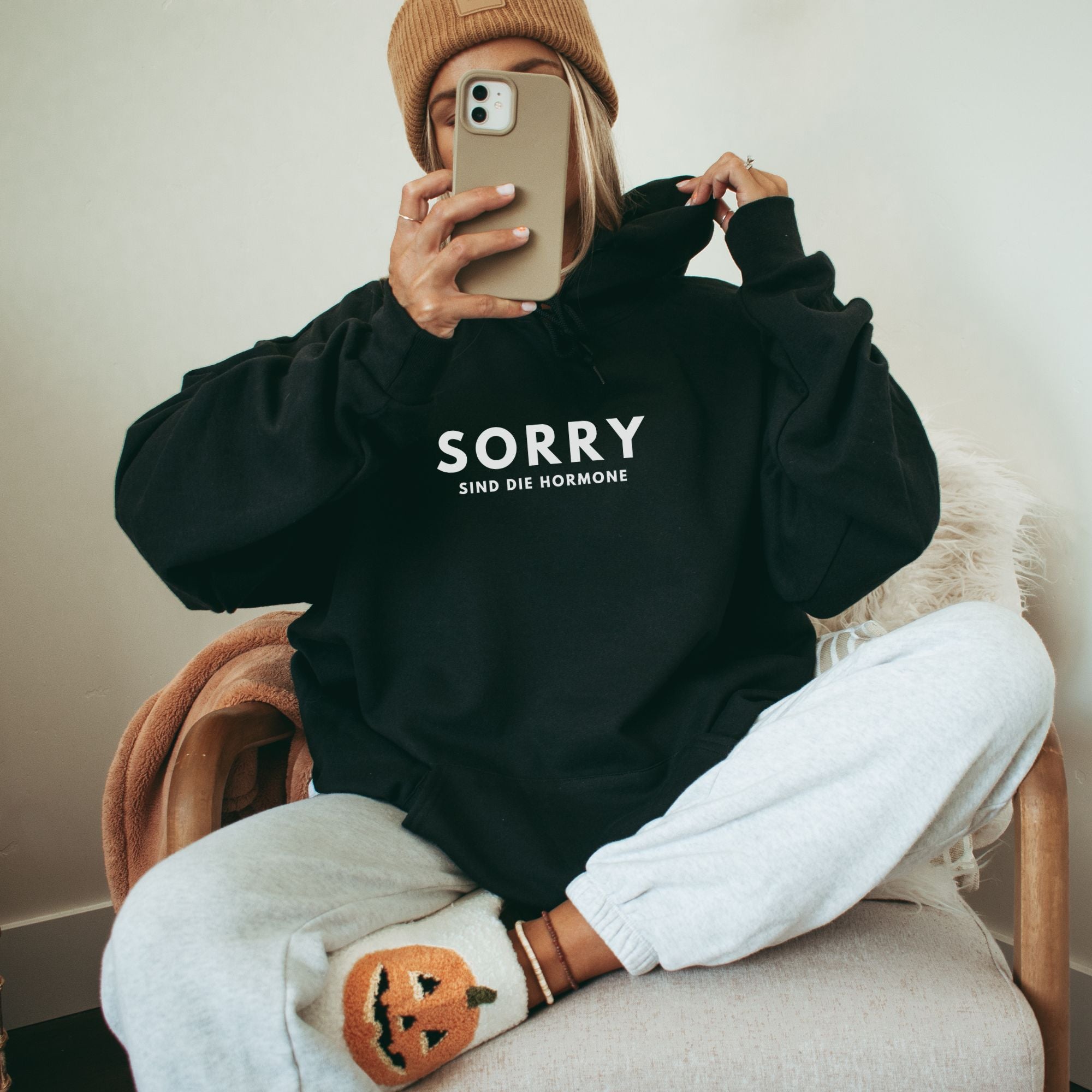 Sorry, sind die Hormone - Bio Unisex Hoodie