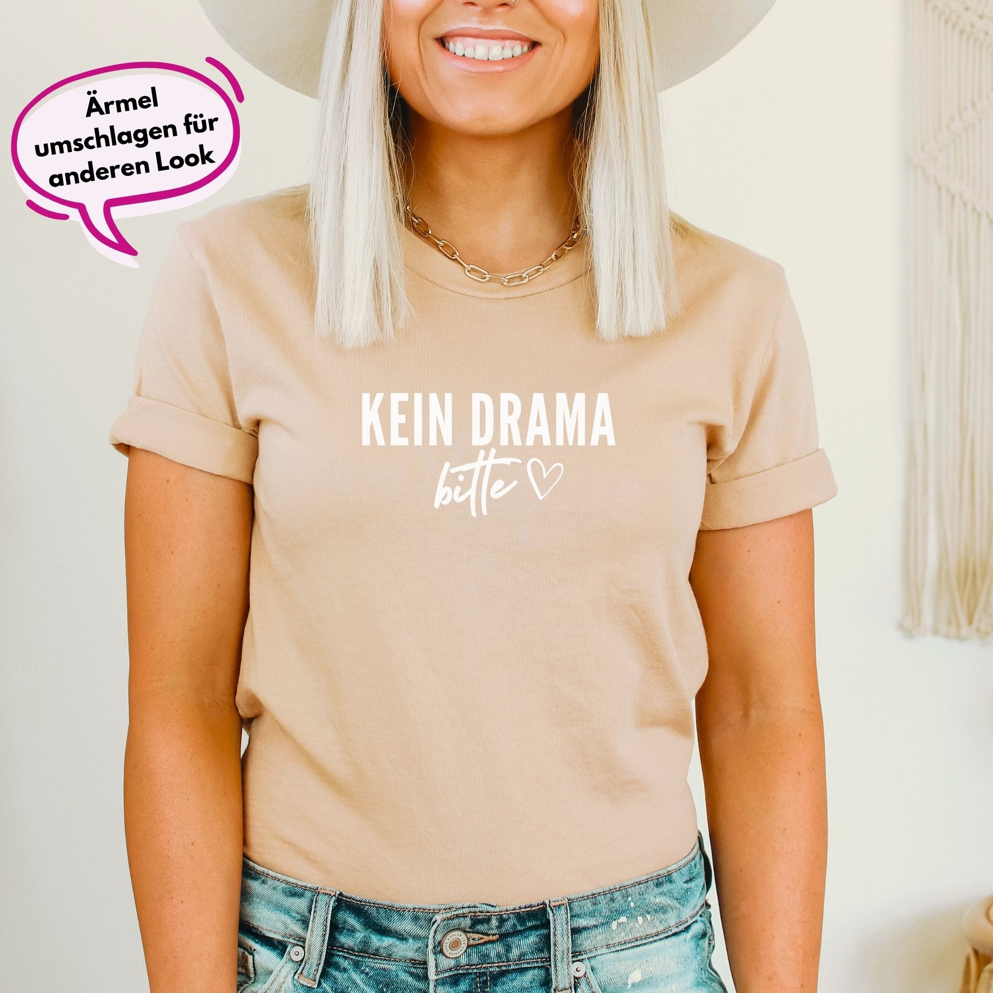 Kein Drama bitte - Bio Unisex T-Shirt