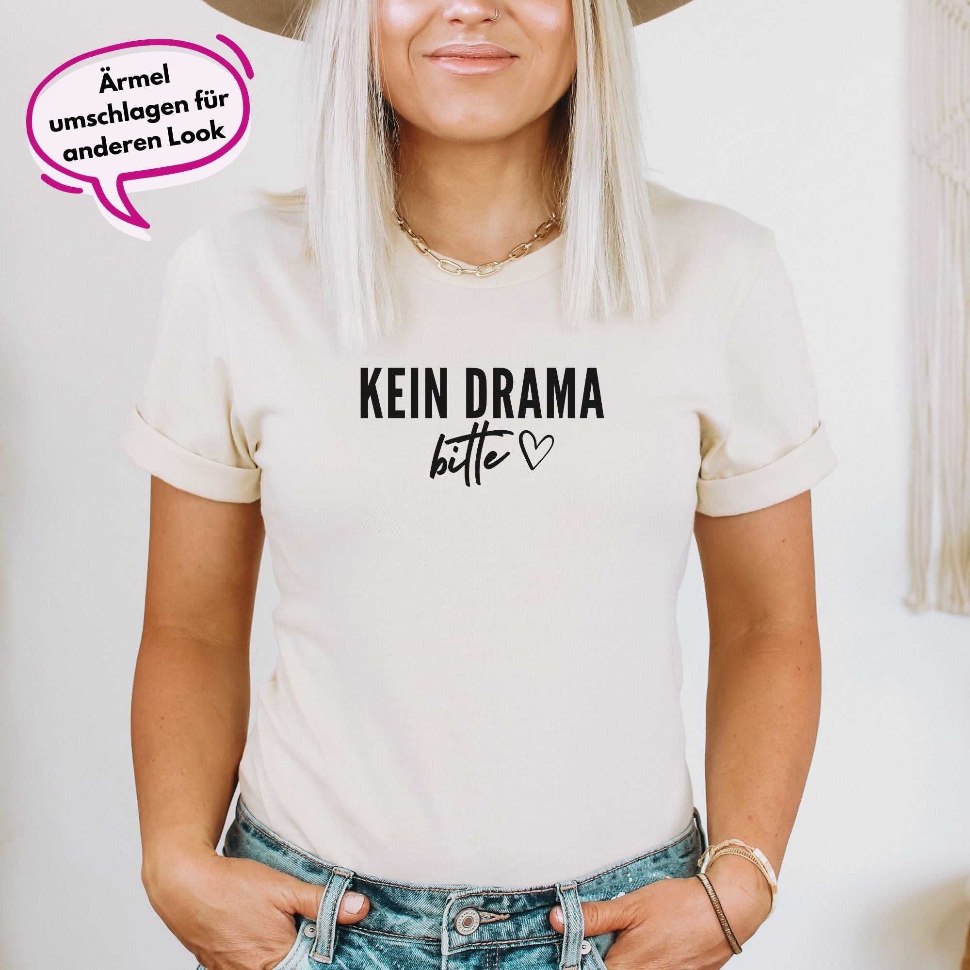 Kein Drama bitte - Bio Unisex T-Shirt