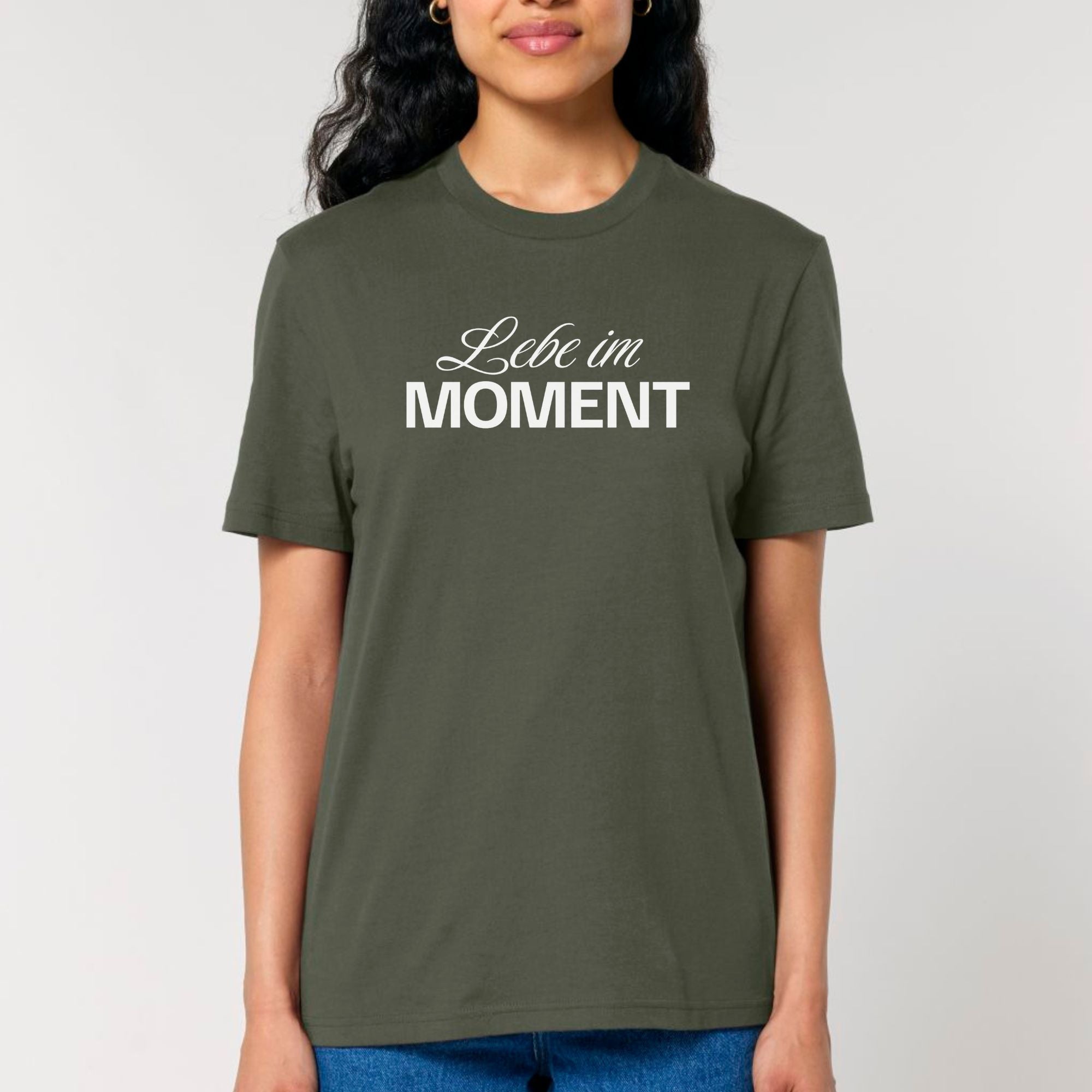 Lebe im Moment - Bio Unisex T-Shirt