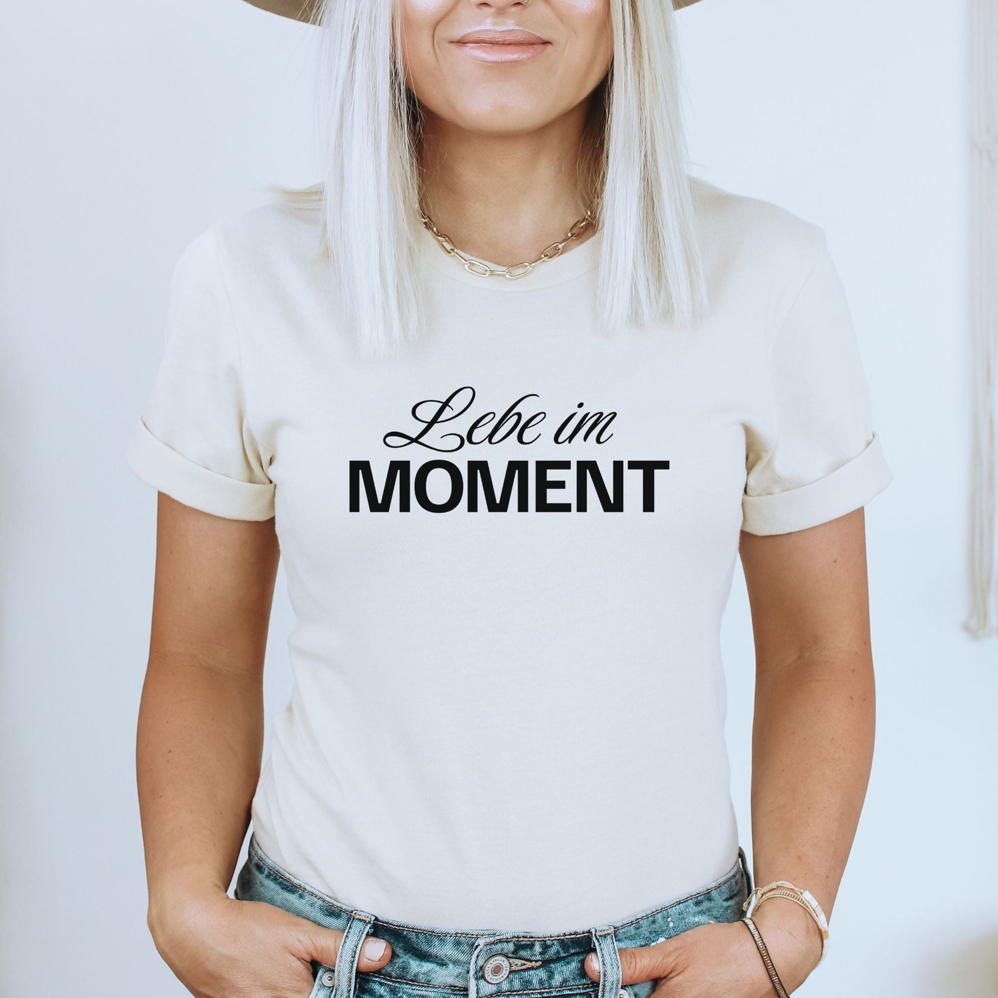 Lebe im Moment - Bio Unisex T-Shirt