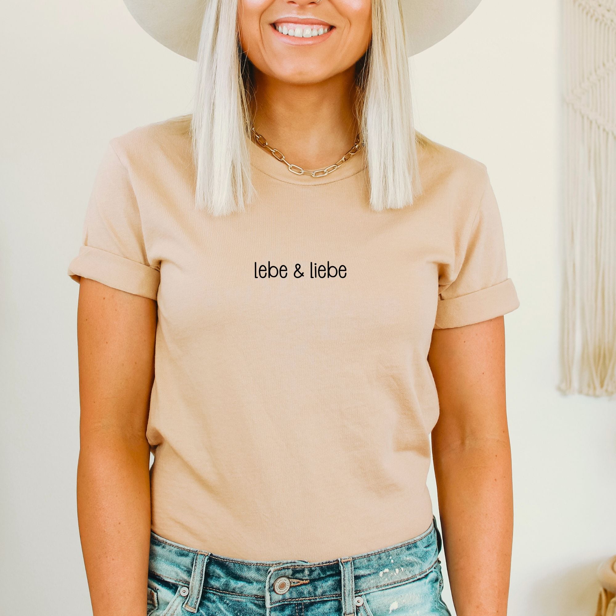 Lebe & liebe - Bio Unisex T-Shirt