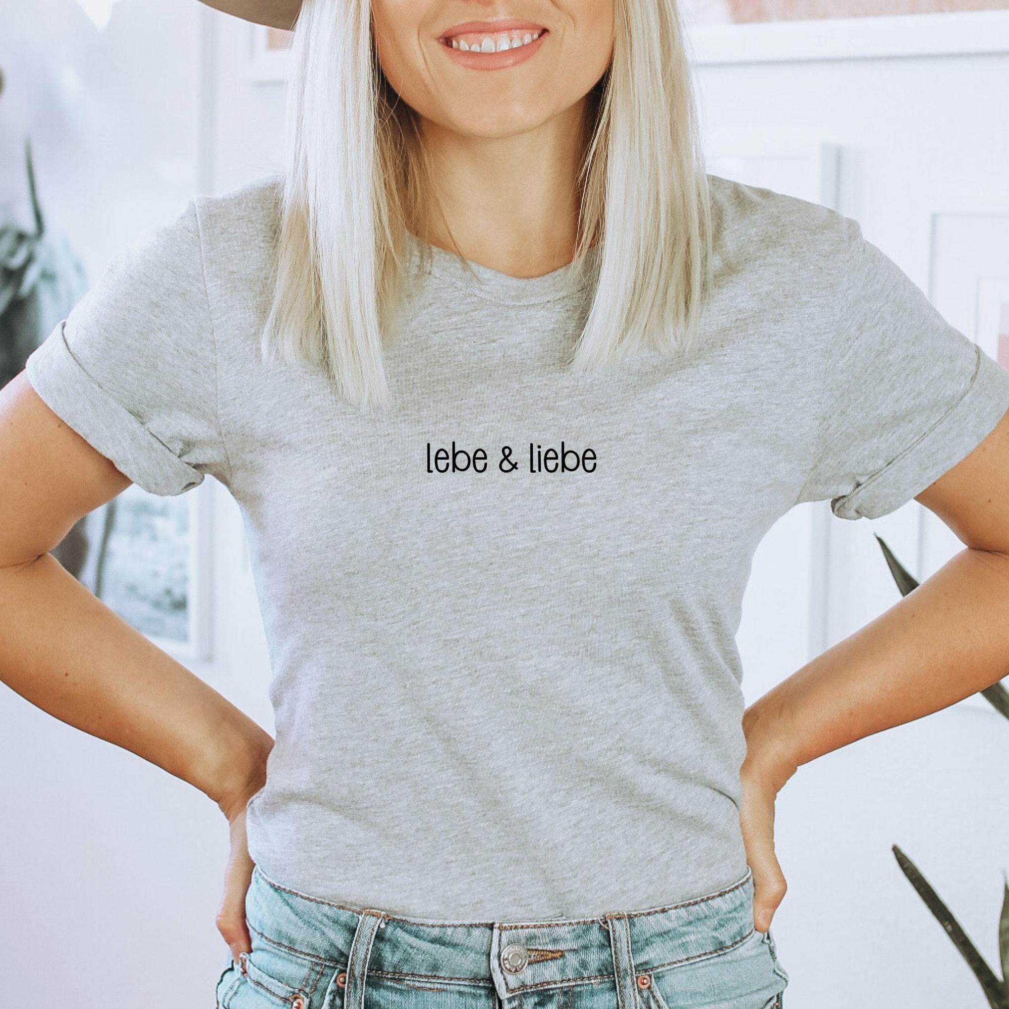 Lebe & liebe - Bio Unisex T-Shirt