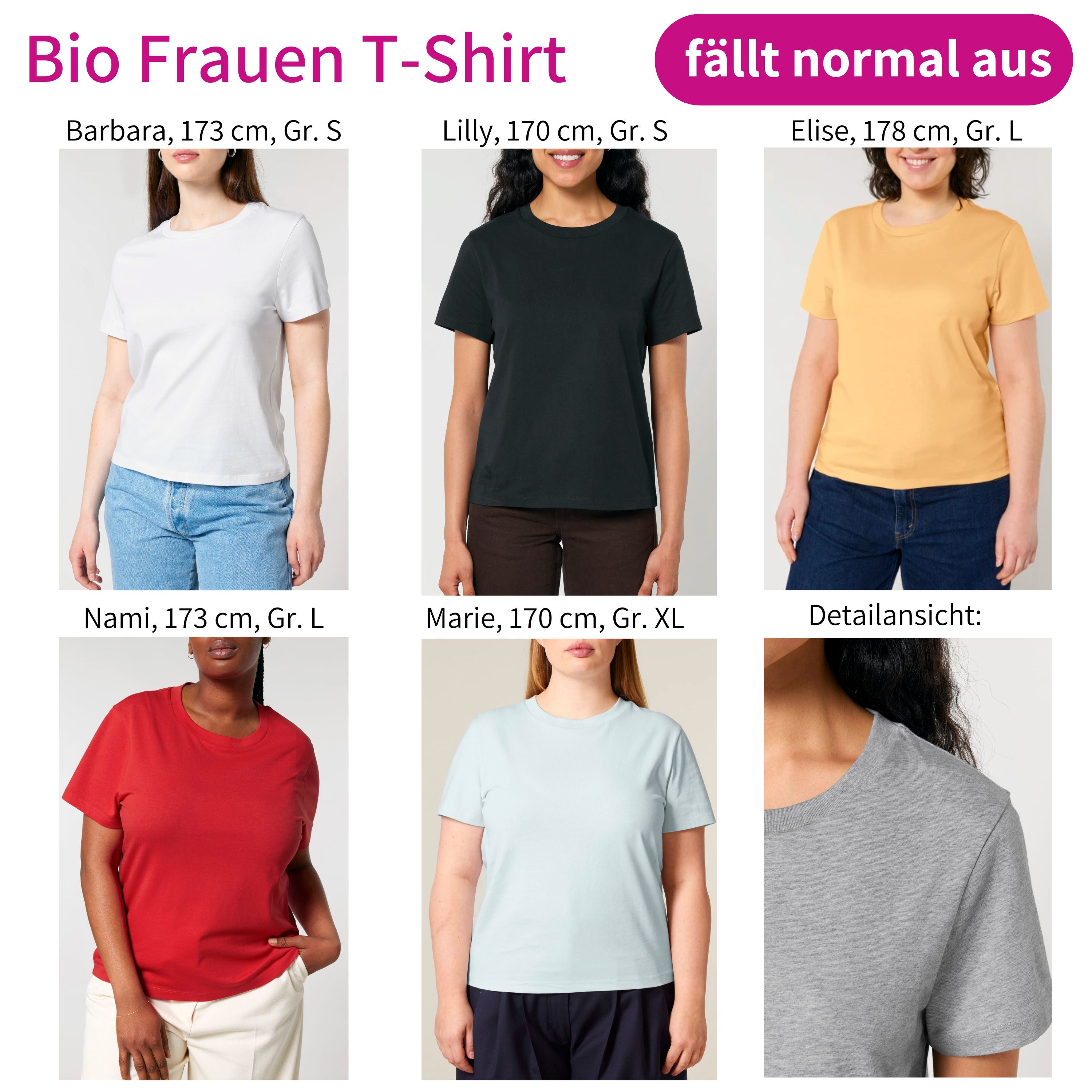 Bin da. Kann losgehen. - Bio Frauen T-Shirt