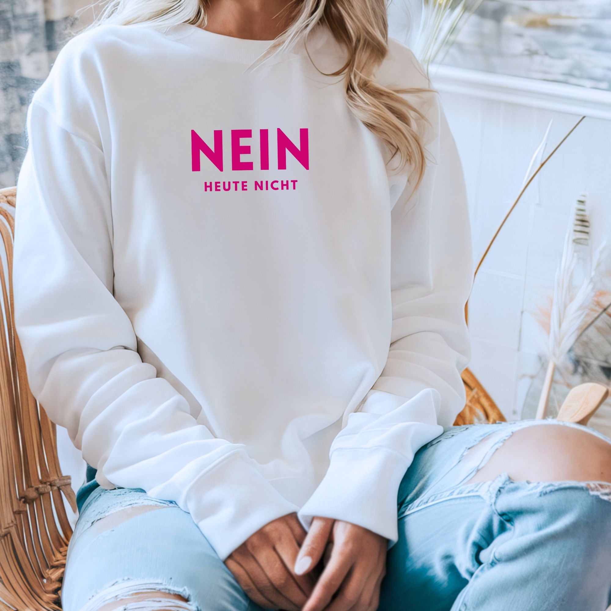 Nein, heute nicht - Bio Unisex Sweatshirt