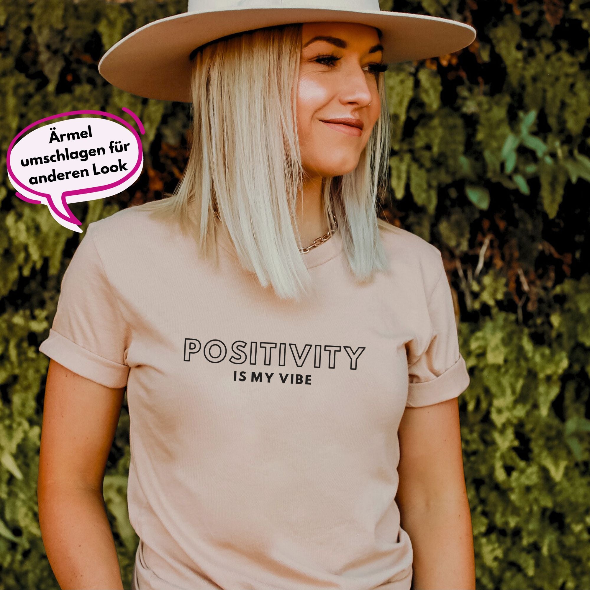 Positivity is my vibe Bio Unisex T-Shirt