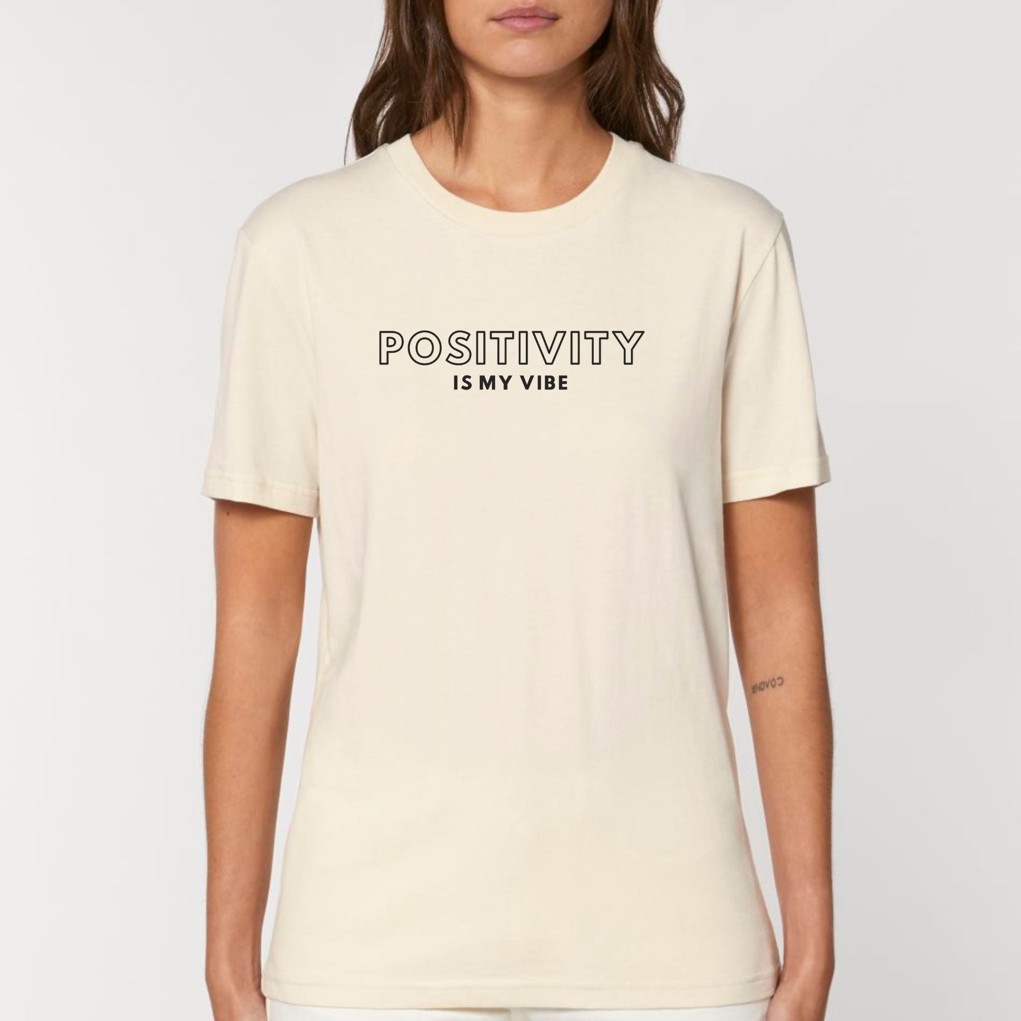 Positivity is my vibe Bio Unisex T-Shirt