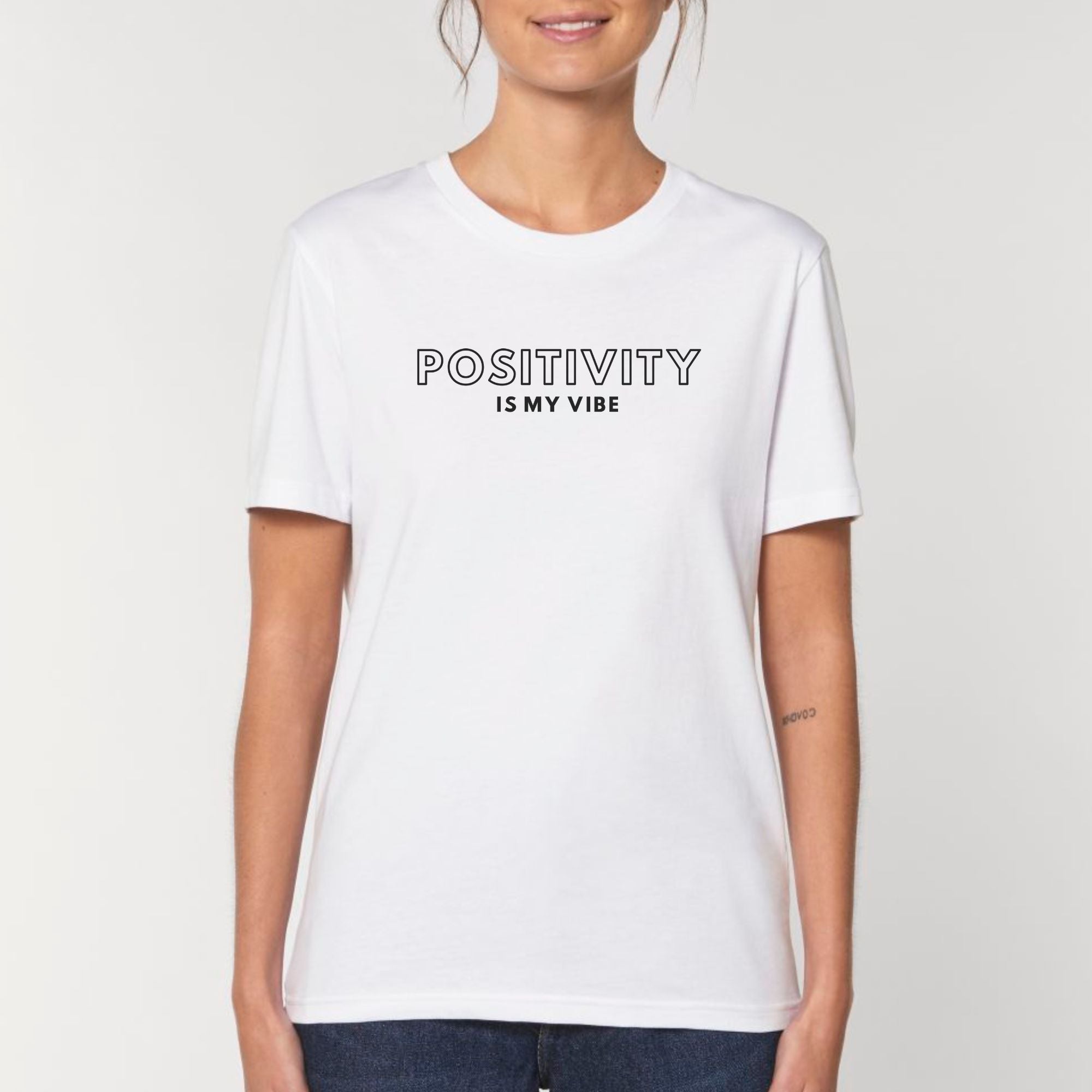 Positivity is my vibe Bio Unisex T-Shirt