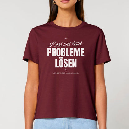 Probleme lösen - Bio Frauen T-Shirt