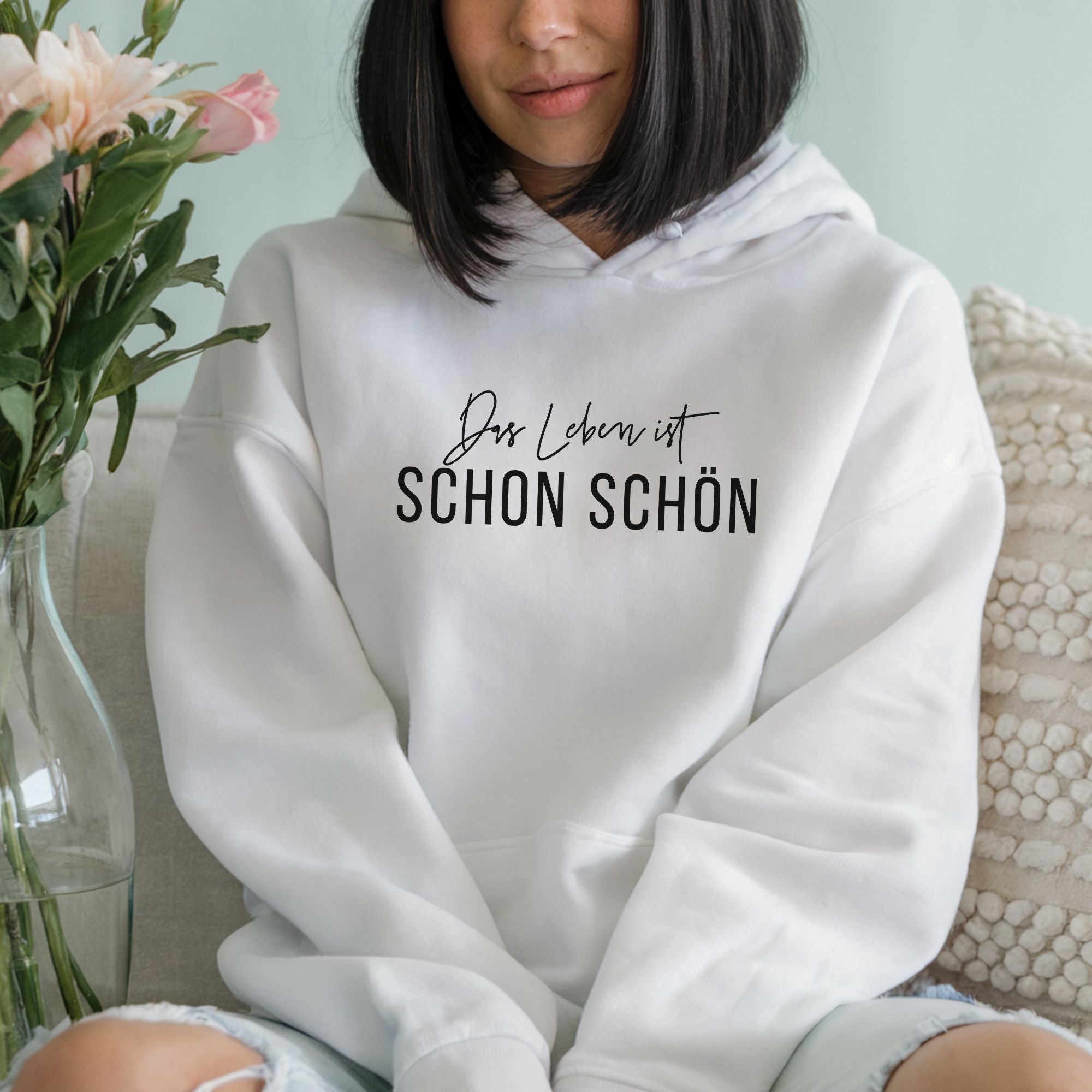 Das Leben ist schon schön - Bio Unisex Hoodie