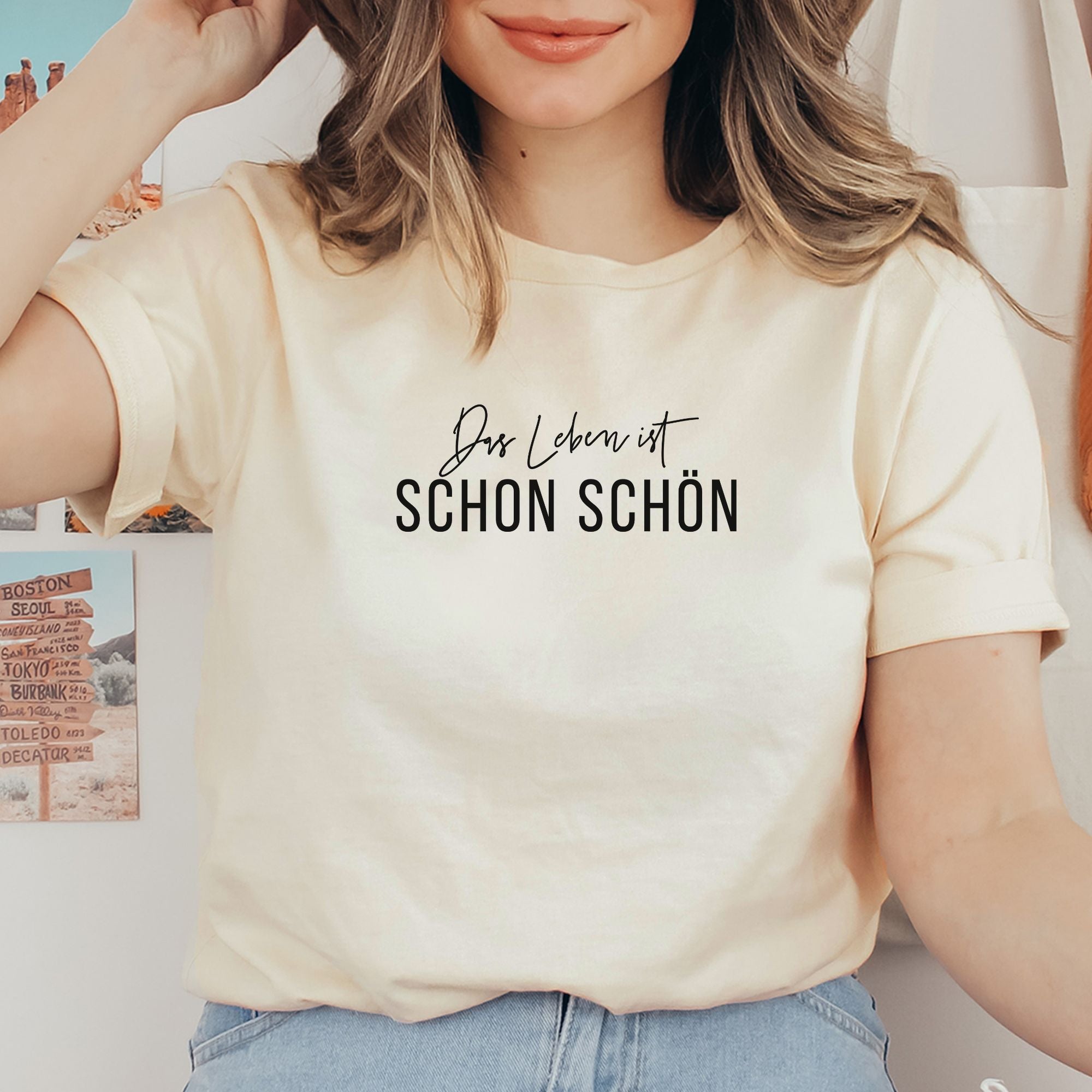 Das Leben ist schon schön - Bio Unisex T-Shirt