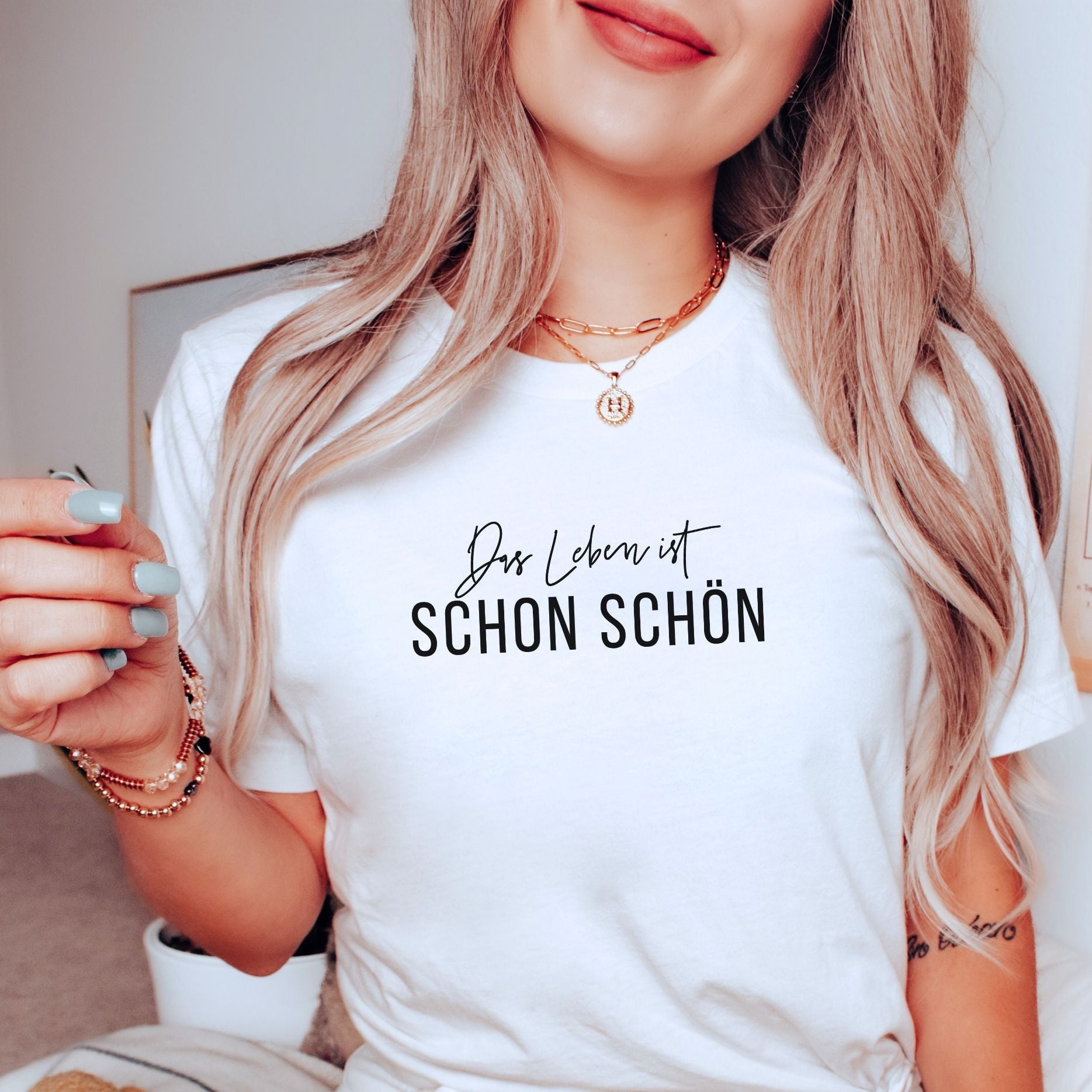 Das Leben ist schon schön - Bio Unisex T-Shirt