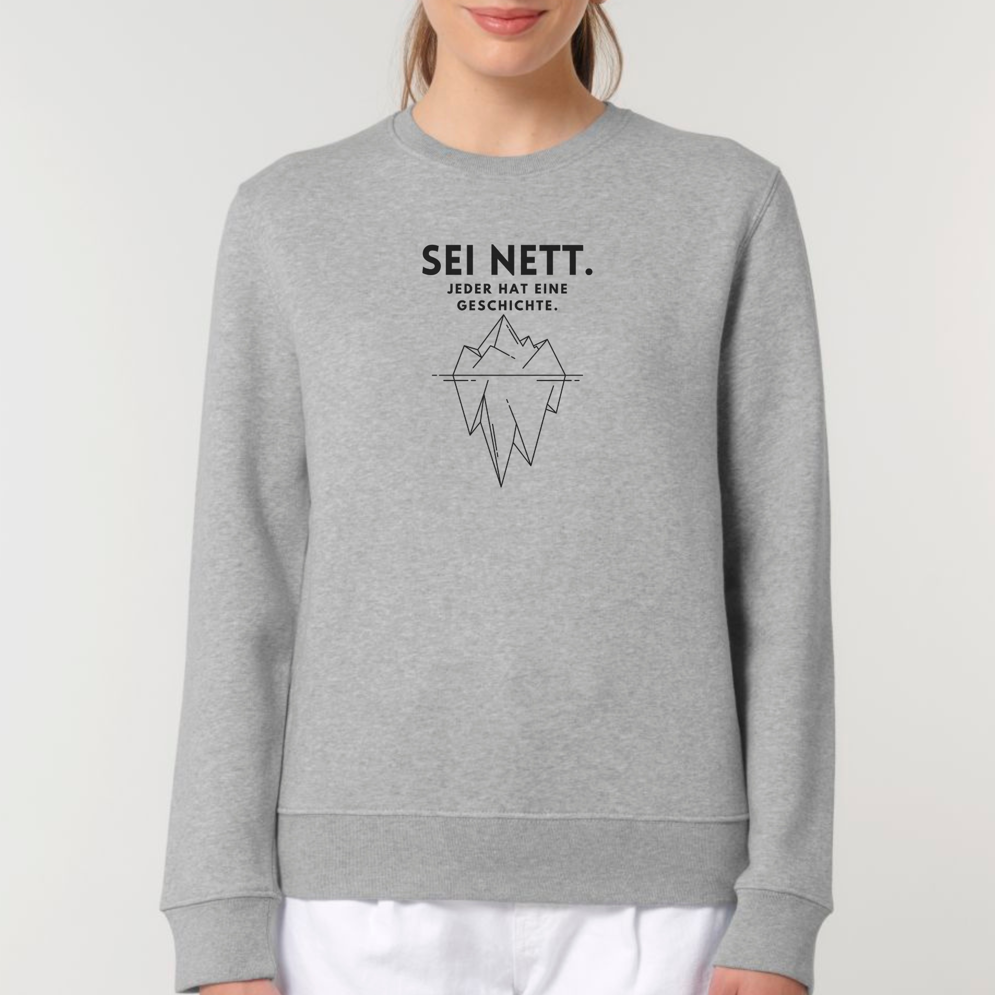 Sei nett - Bio Unisex Sweatshirt