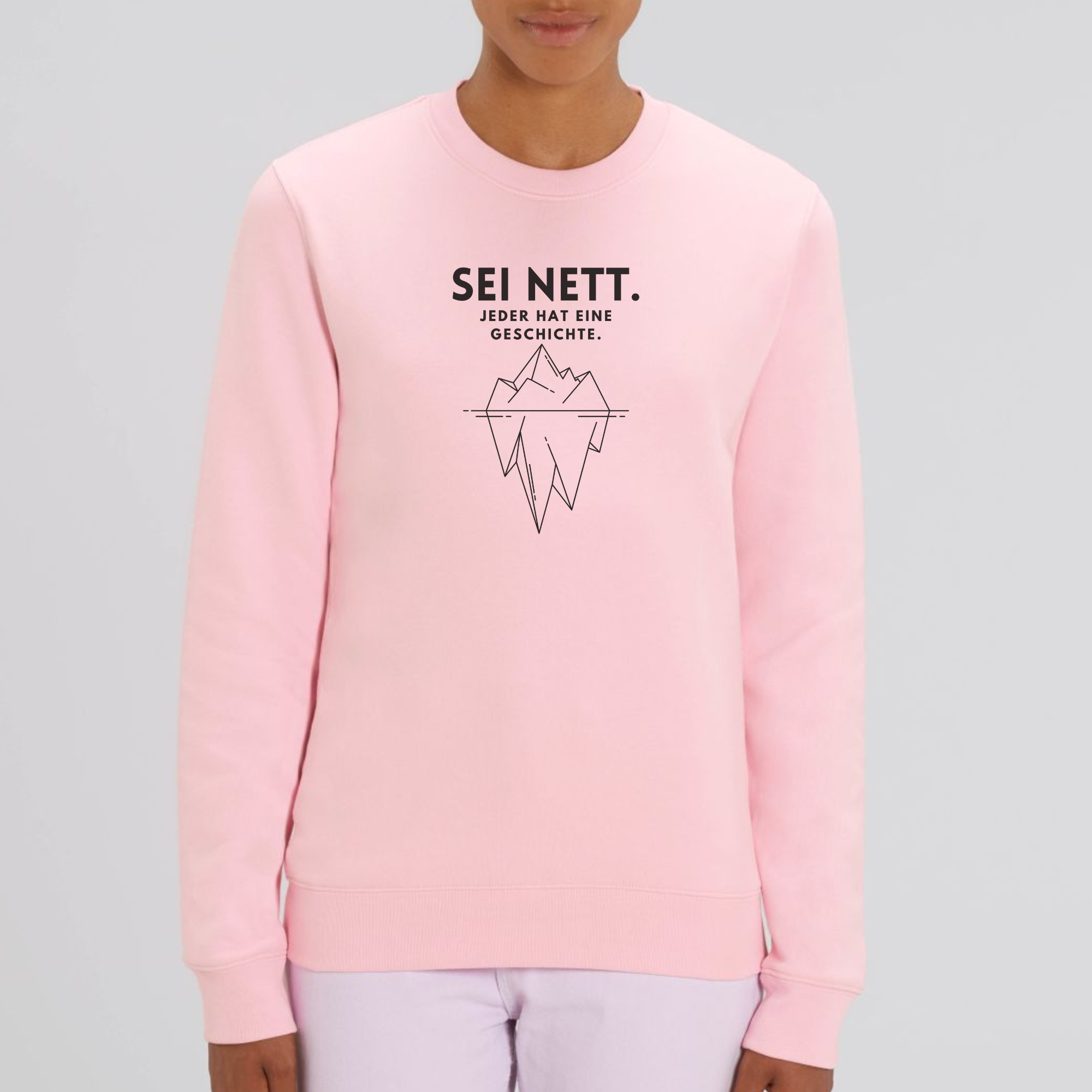 Sei nett - Bio Unisex Sweatshirt