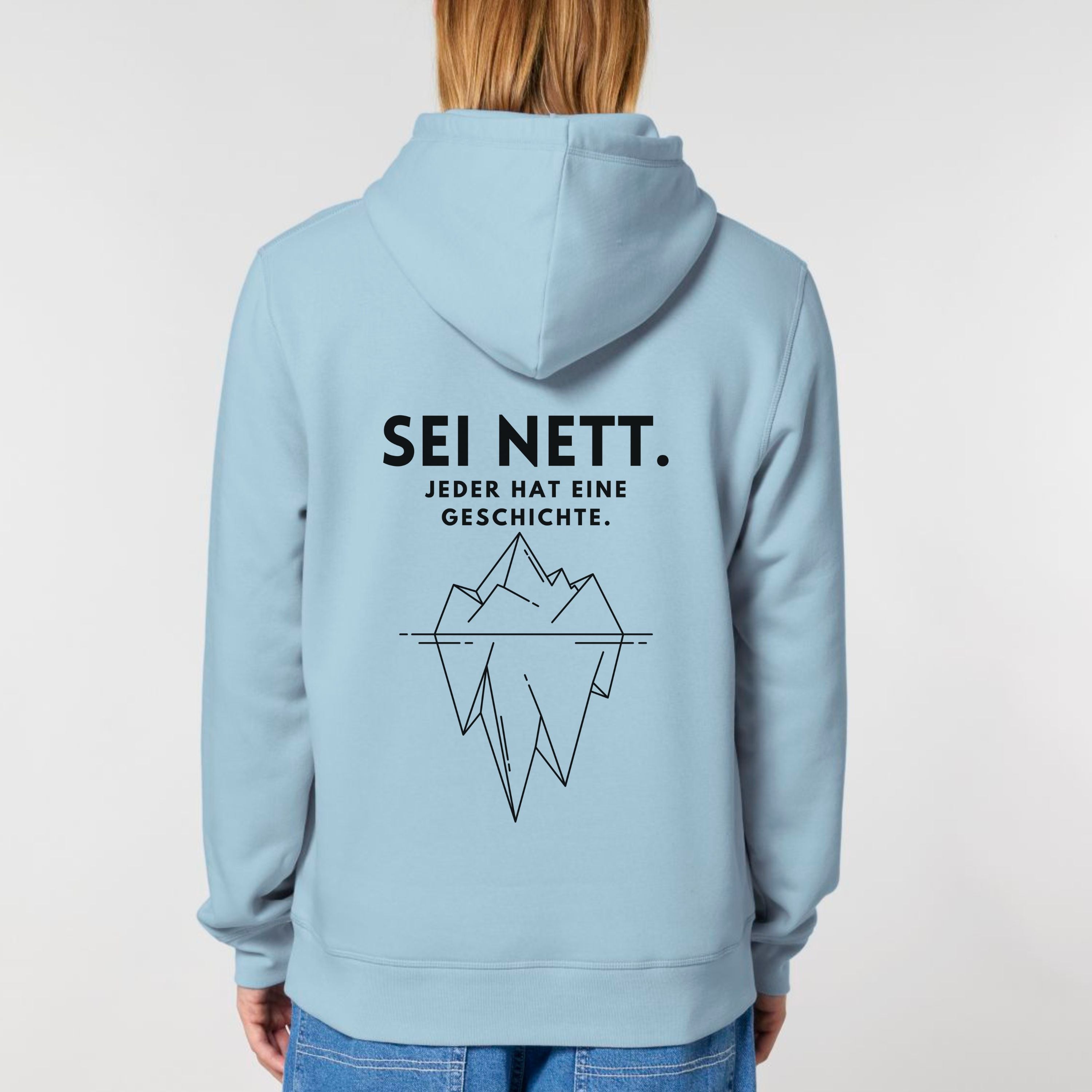 Sei nett - Bio Unisex Hoodie