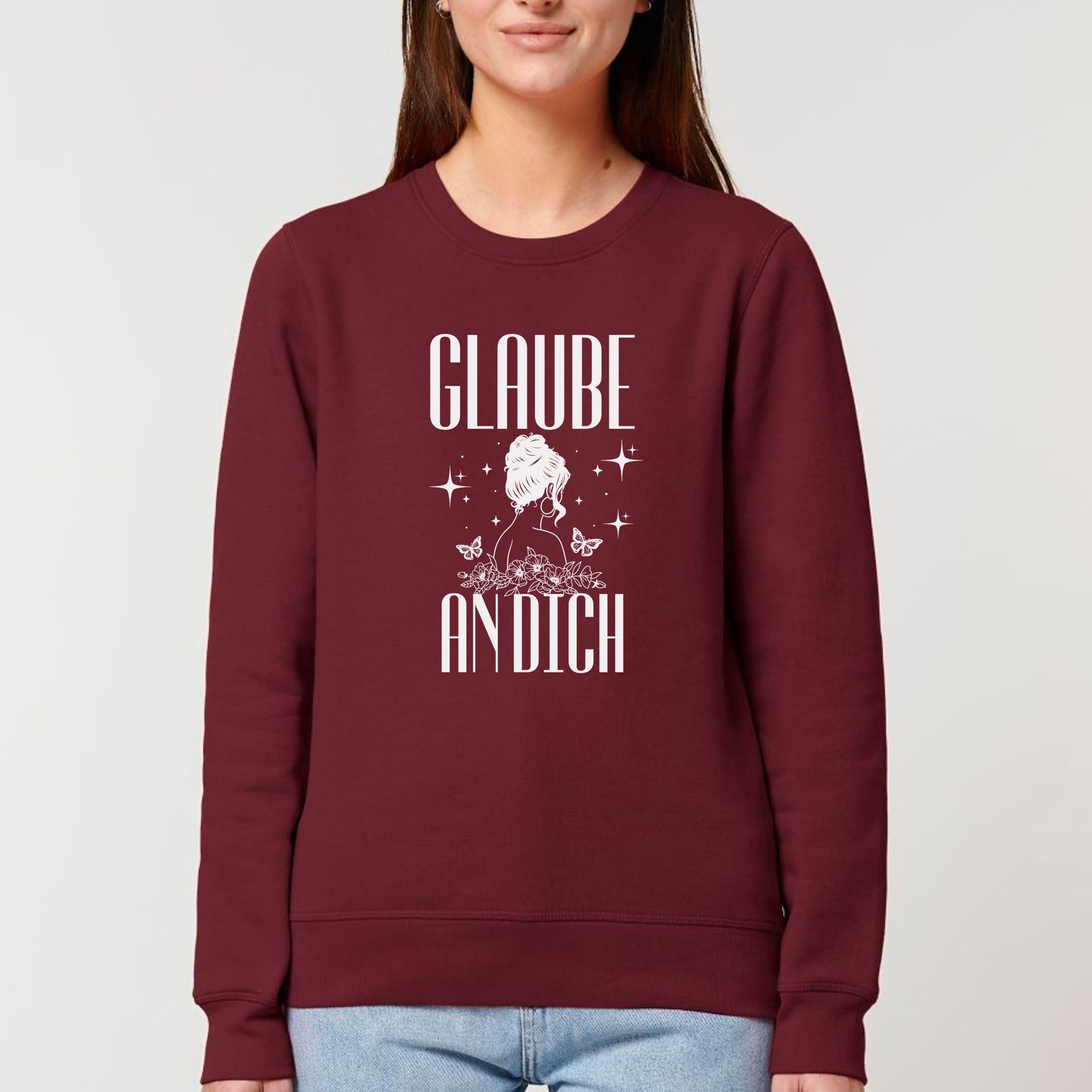 Glaube an dich - Bio Unisex Sweatshirt