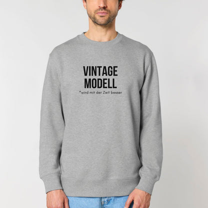 Vintage Modell - Bio Unisex Sweatshirt