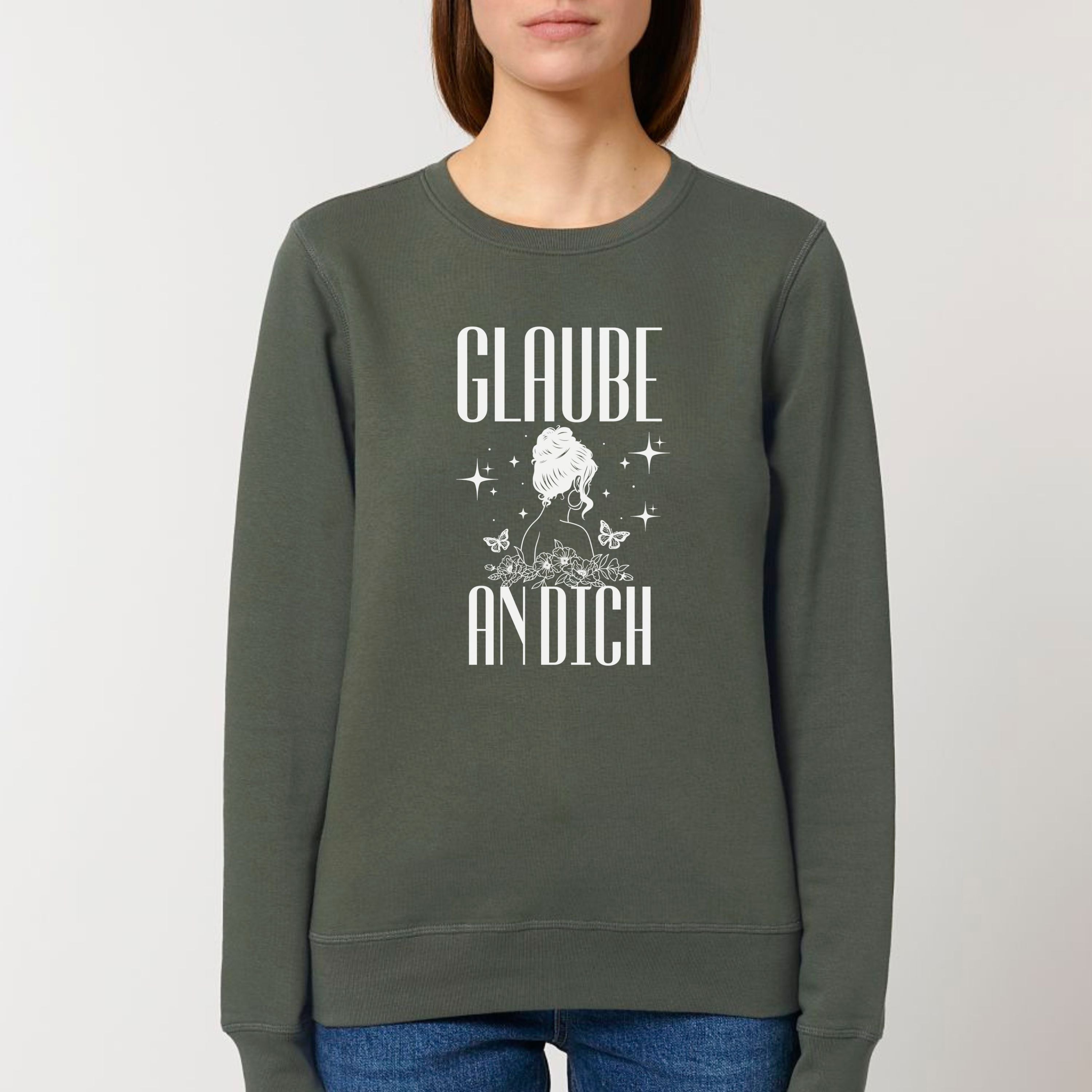 Glaube an dich - Bio Unisex Sweatshirt