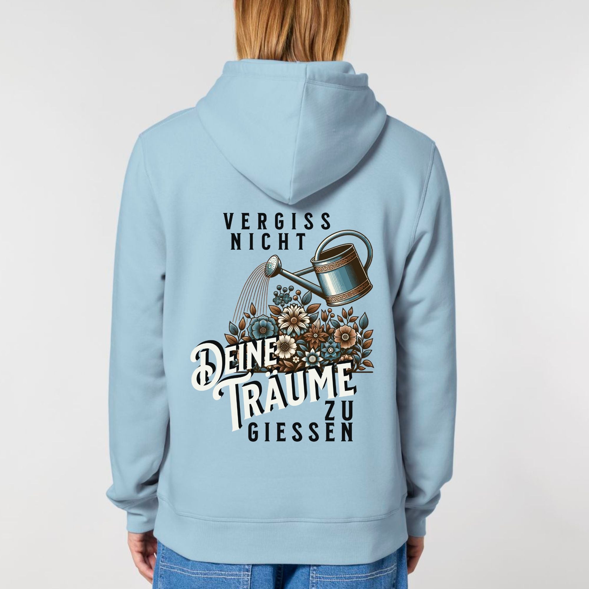 Träume gießen - Bio Unisex Hoodie