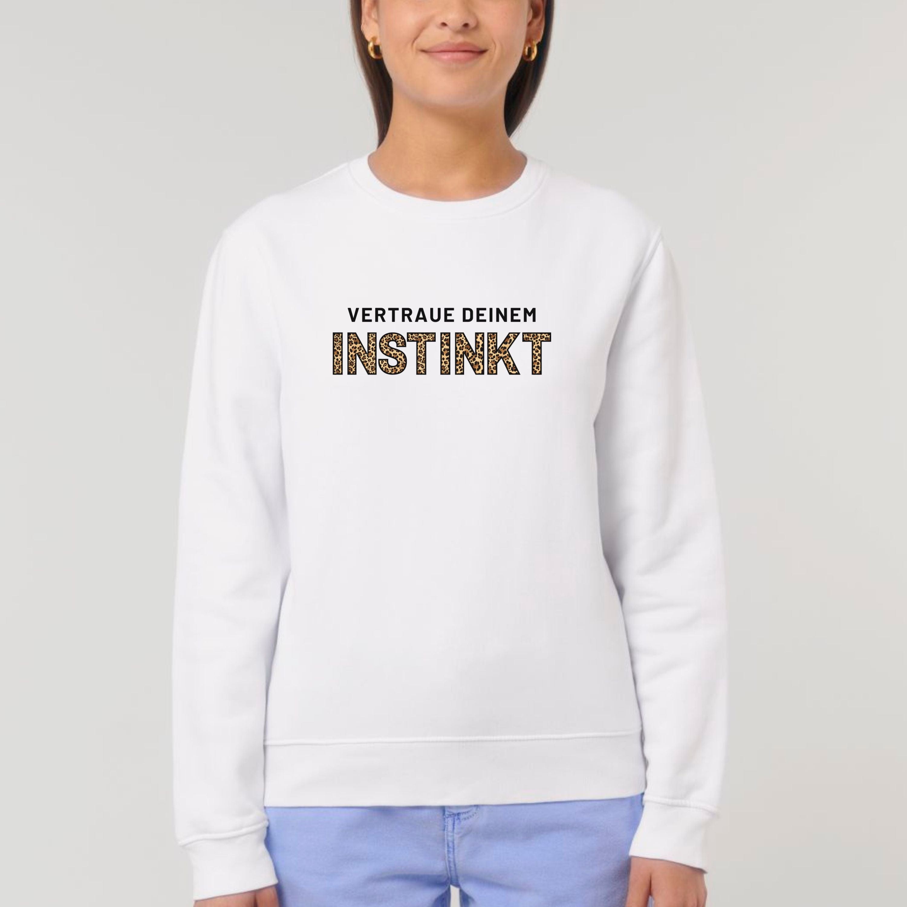 moteevation  Vertraue deinem Instinkt - Bio Unisex Sweatshirt White 2 / XS